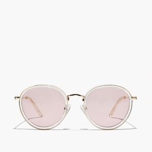 Madewell Glitter Fest Aviator Sunglasses
